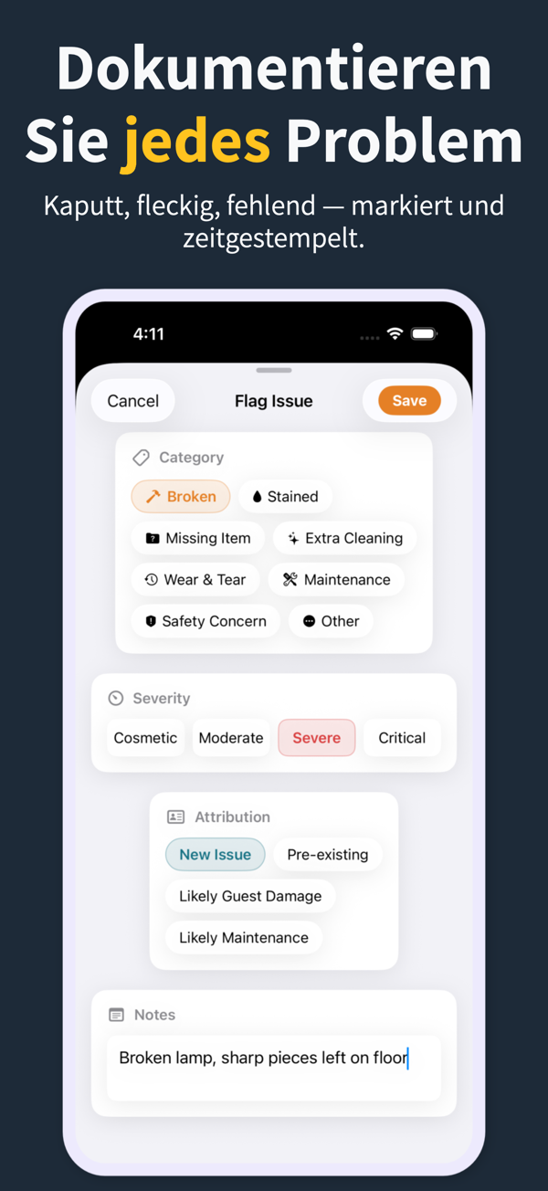 Attributing damage severity and source