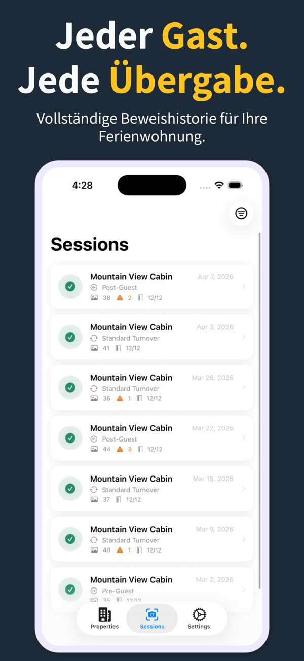 Generated PDF inspection report ready to share