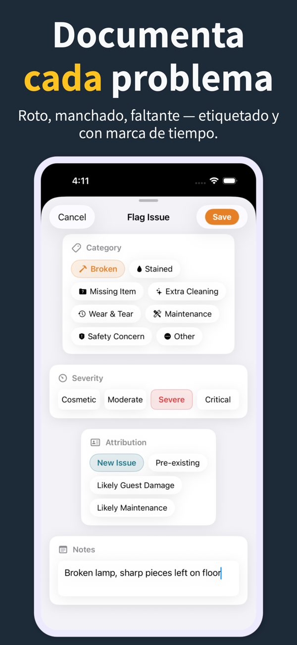 Attributing damage severity and source