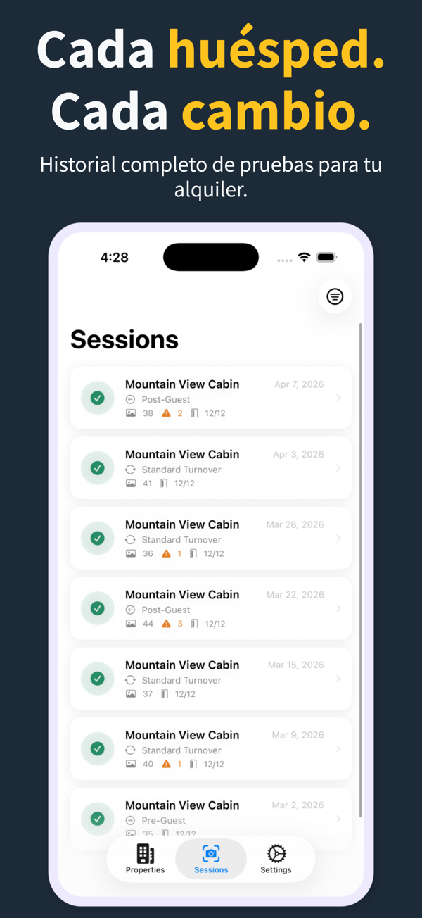 Generated PDF inspection report ready to share