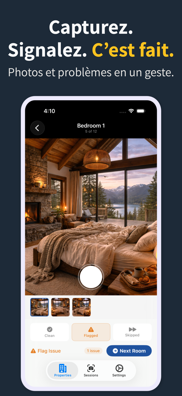 Flagging a guest-caused damage issue