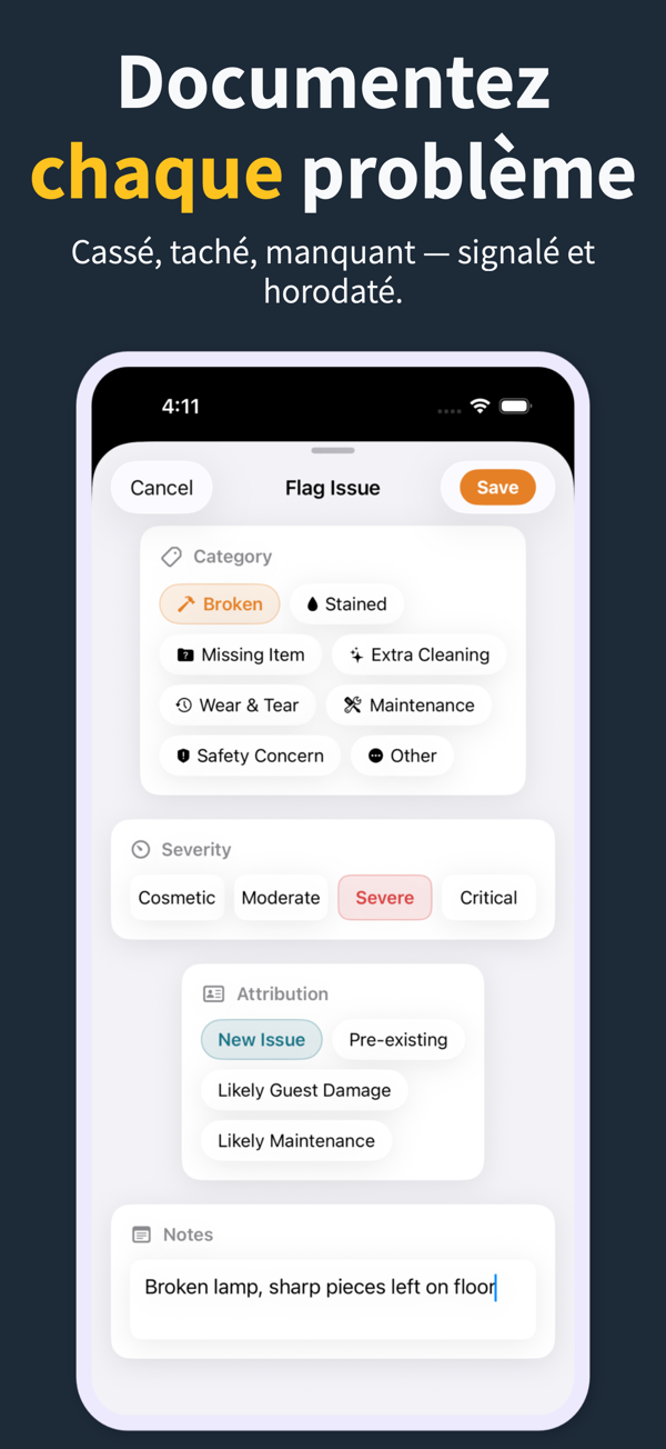 Attributing damage severity and source