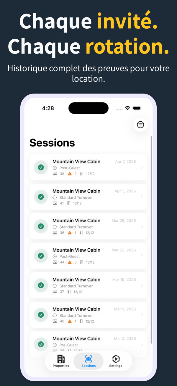 Generated PDF inspection report ready to share