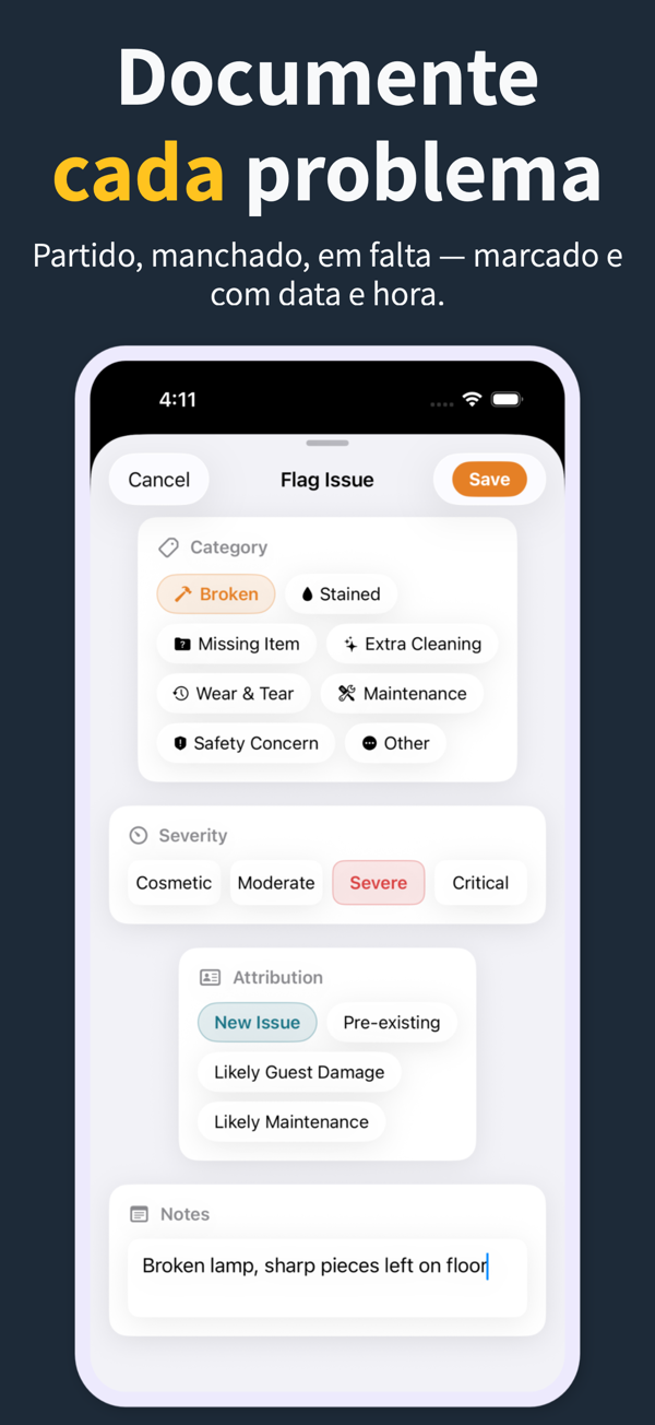 Attributing damage severity and source