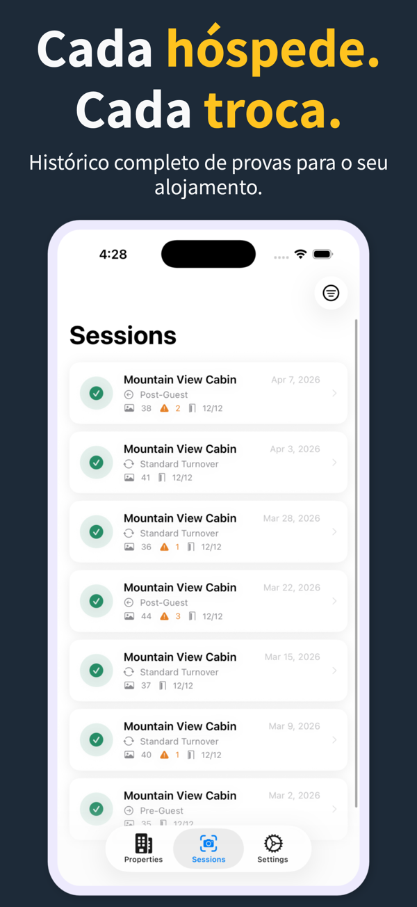 Generated PDF inspection report ready to share