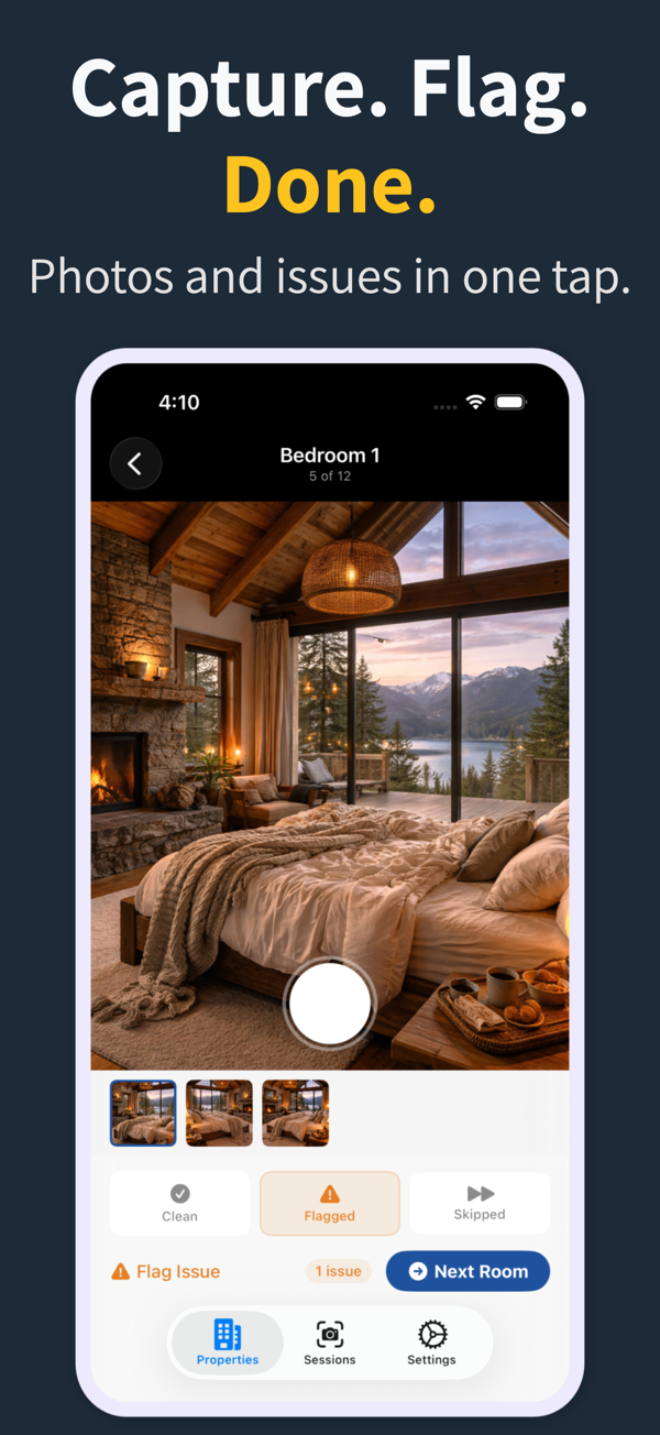 Flagging a guest-caused damage issue