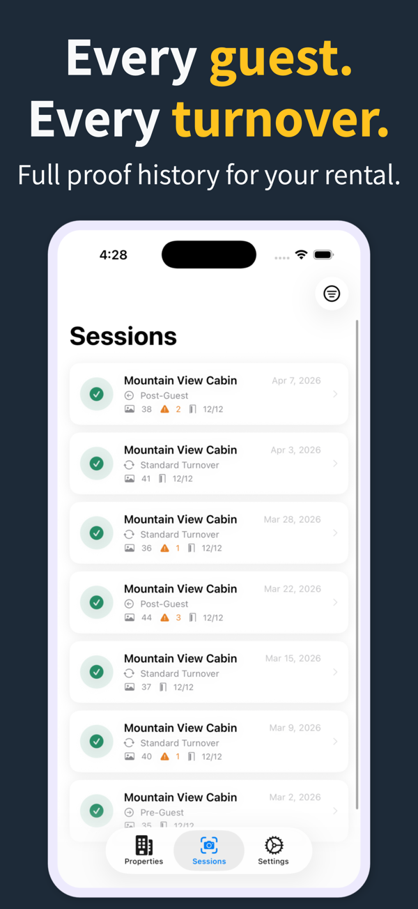 Generated PDF inspection report ready to share